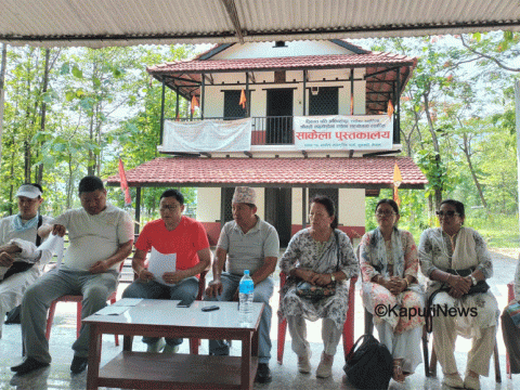 उभौली साकेलामा कोशी खारेजी माग र सुन्नीमा पारुहाङ प्रतिमा निर्माण अभियान 