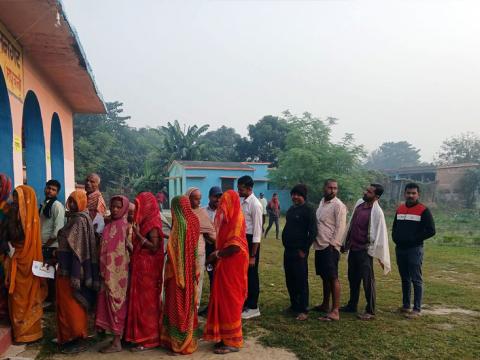 बिहारमा आज दोस्रो चरणको विधानसभा चुनाव, नेपाल सीमाका सात जिल्लामा कडा सुरक्षा